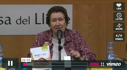 Ana María Lajusticia, pautas de alimentación para una vida sedentaria Ana María Lajusticia, pautas de alimentación para una vida sedentaria