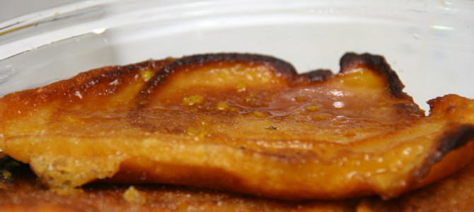 Tortitas de carnaval, de plátano o calabaza y las torrijas Tortitas de carnaval, de plátano o calabaza y las torrijas